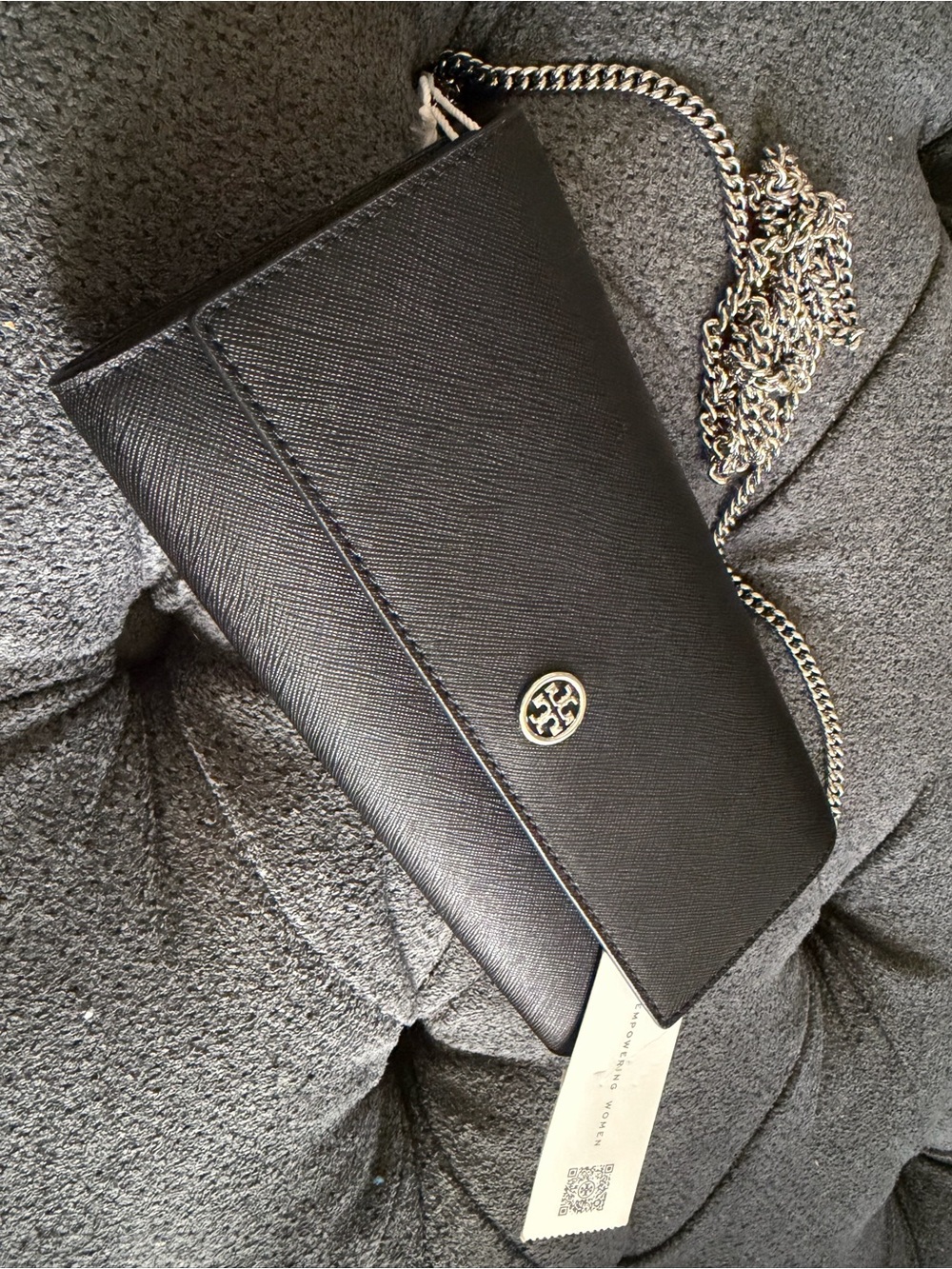 Tory Burch Emerson wallet on chain